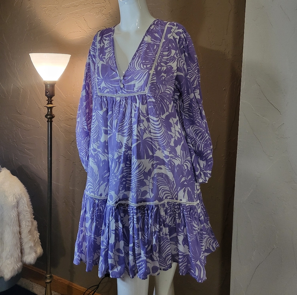 Floral Purple Dress from local boutique.